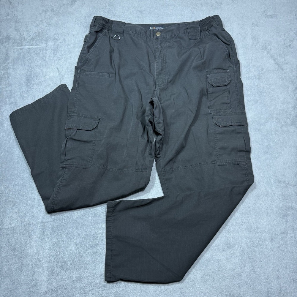 5.11 Tactical Pants Mens 40x32 Black Cargo Ripstop Utility Gorpcore Covert Army
